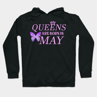 Queens Are Born In May Hoodie